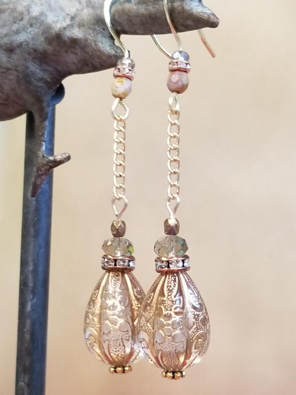 Glamorous Ball and Chain Earrings