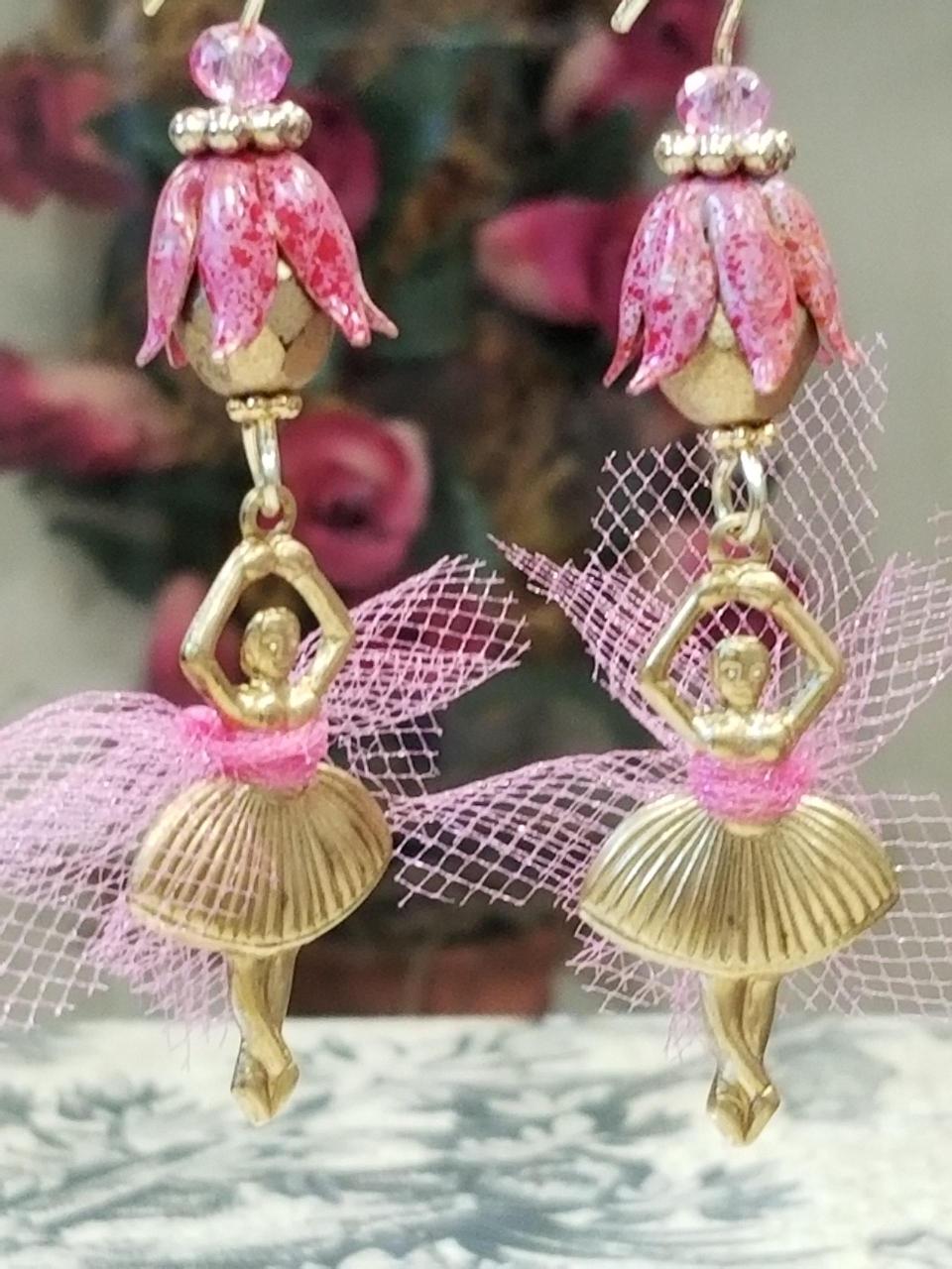 Ballerina in Tutu Earrings - Image 2