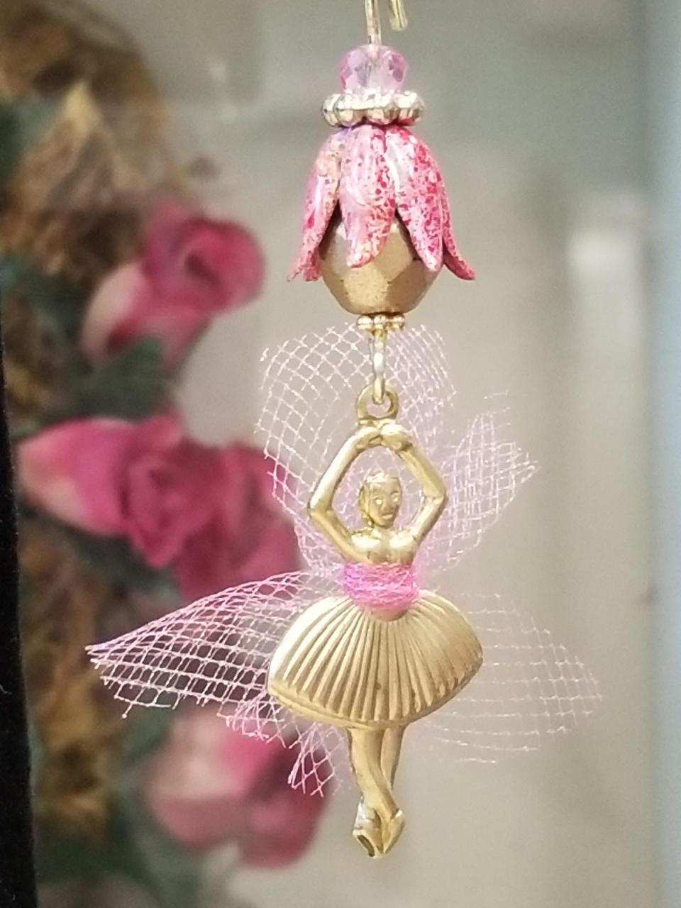 Ballerina in Tutu Earrings - Image 3