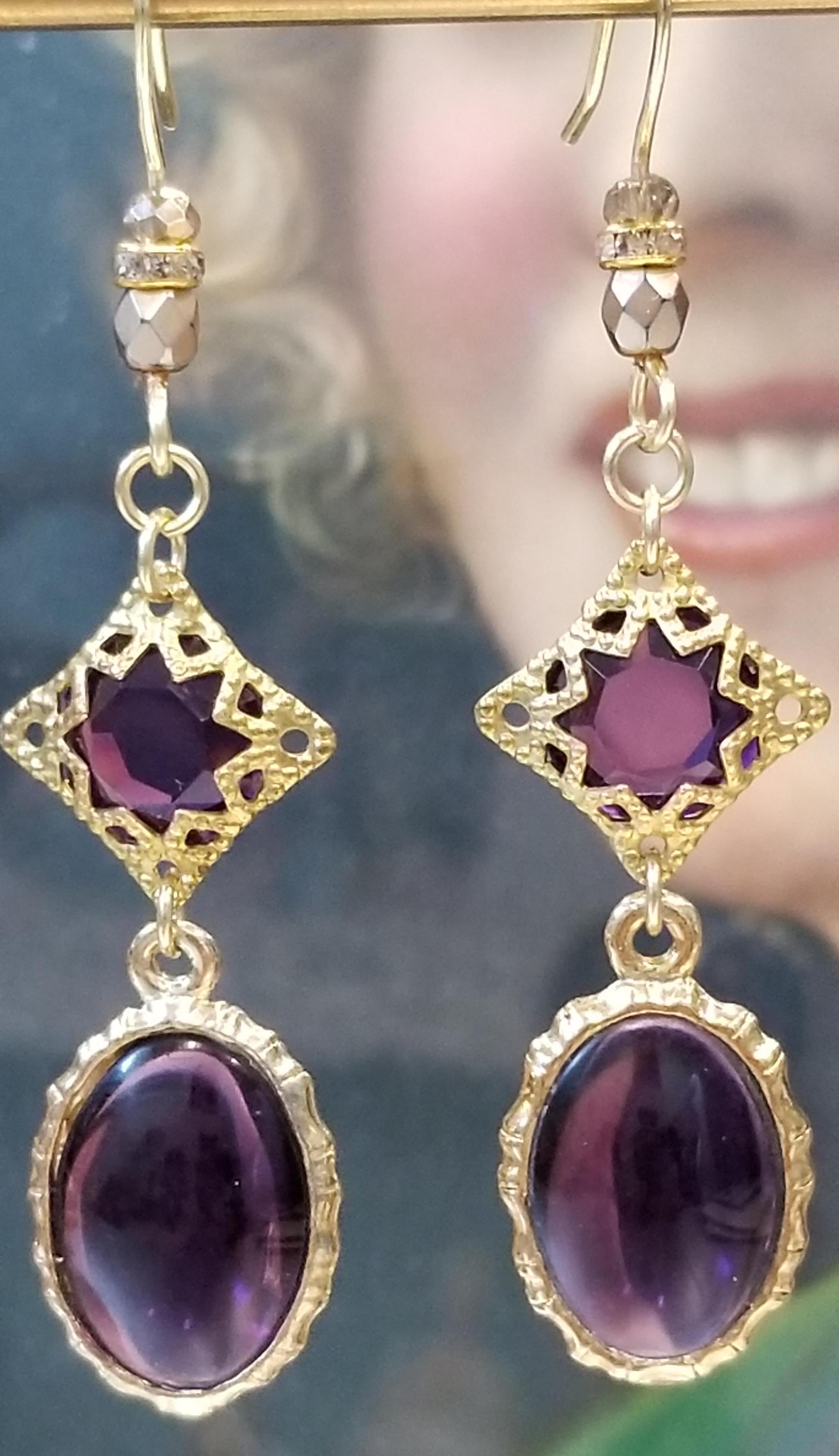 Byzantine Purple Passion Earrings ⋆ Behold Jewelry & Designs West