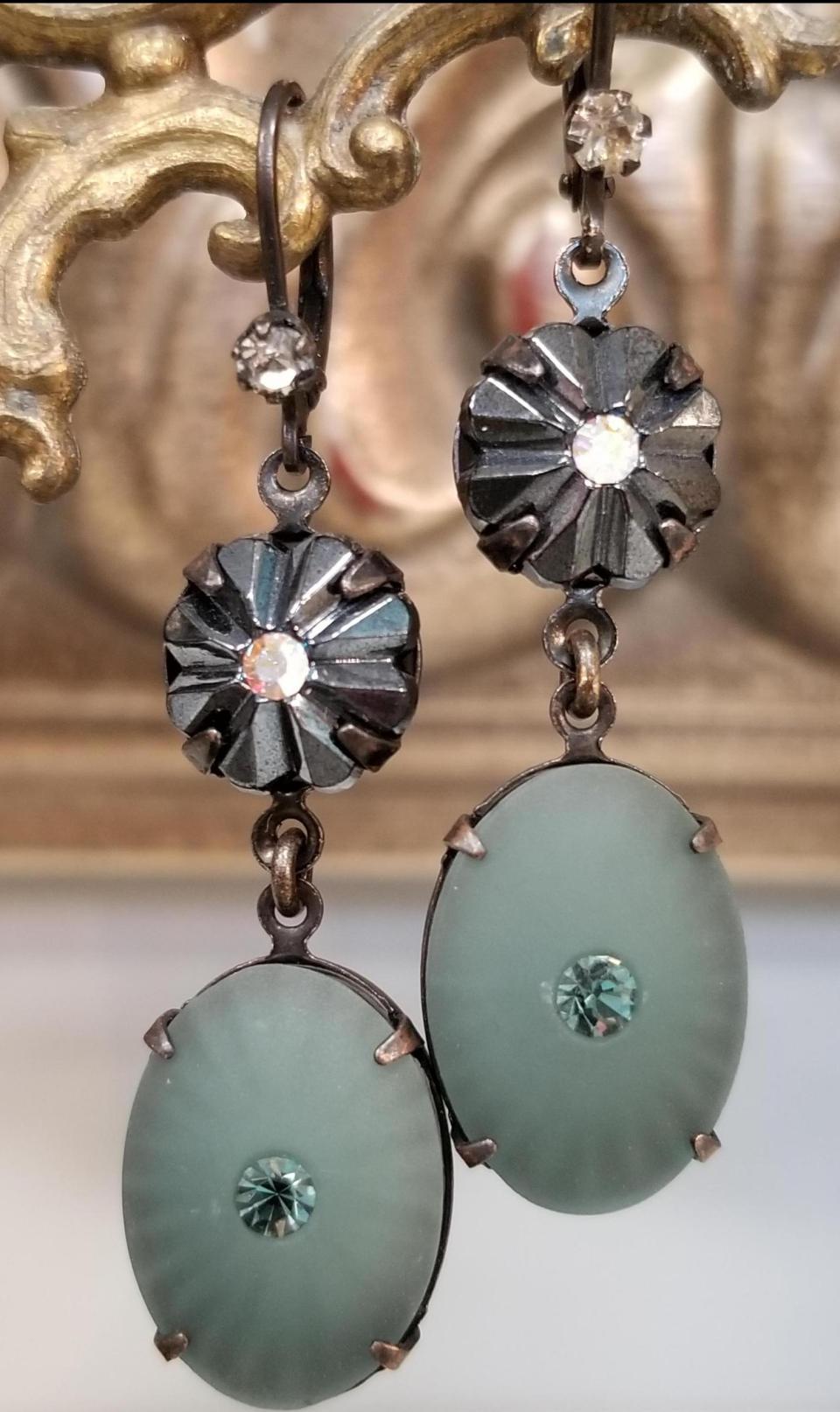 Teal Lagoon Earrings - Image 2