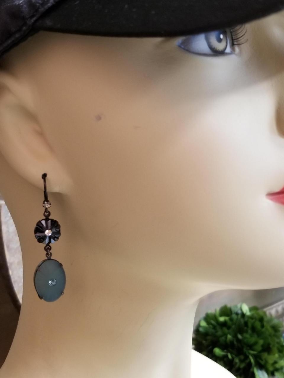 Teal Lagoon Earrings - Image 3