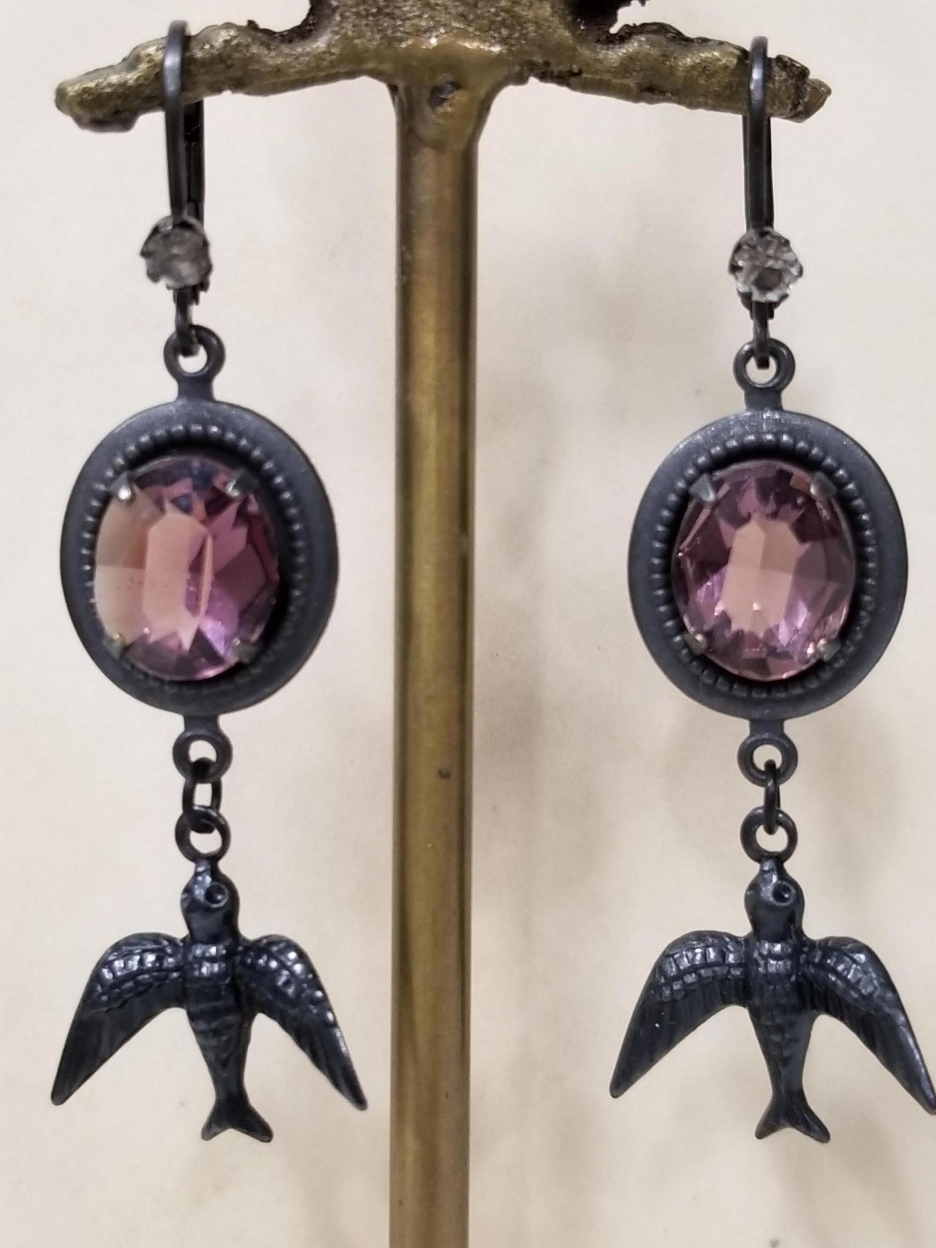 Amethyst Aviary Earrings - Image 4