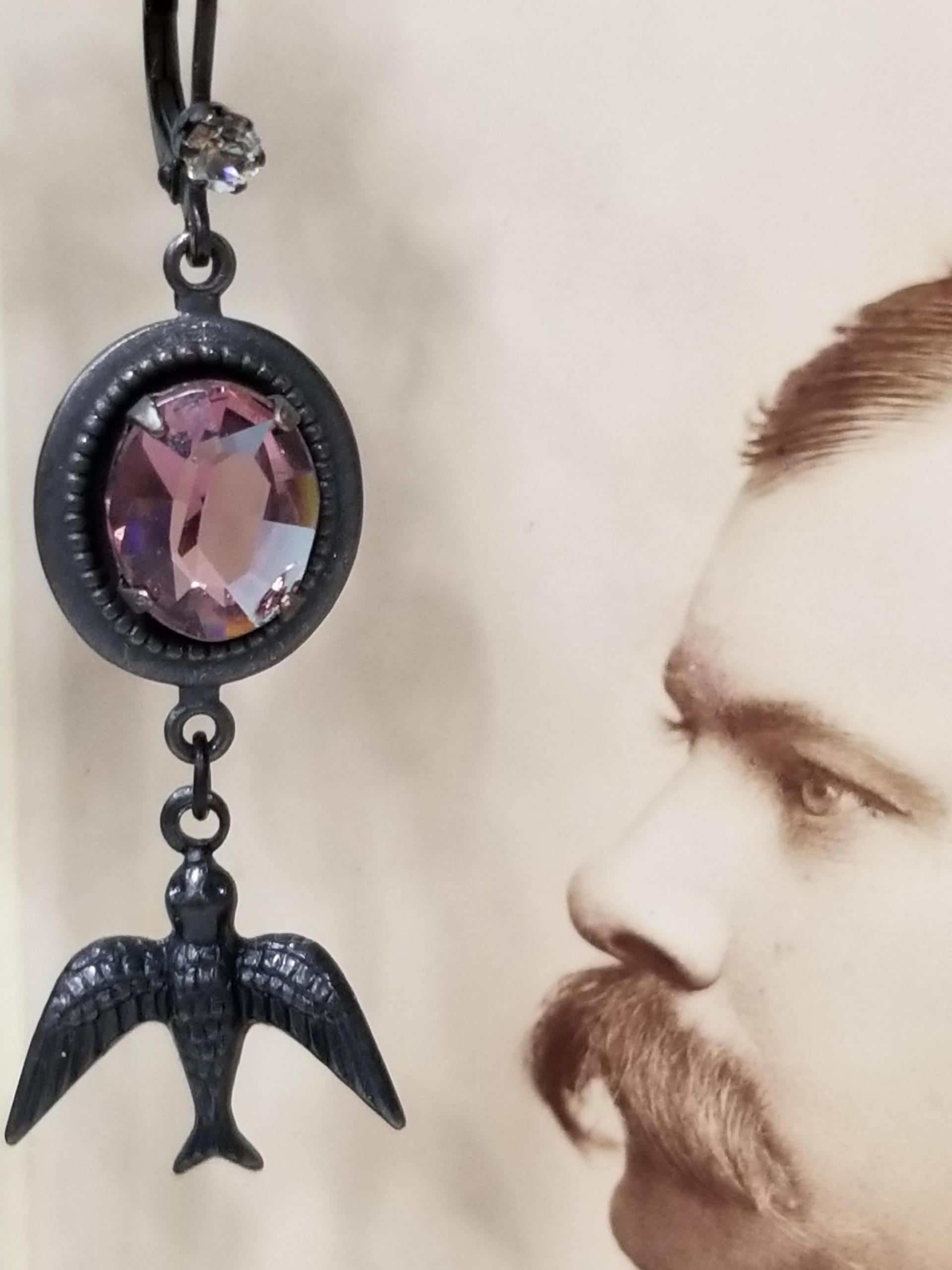 Amethyst Aviary Earrings - Image 2