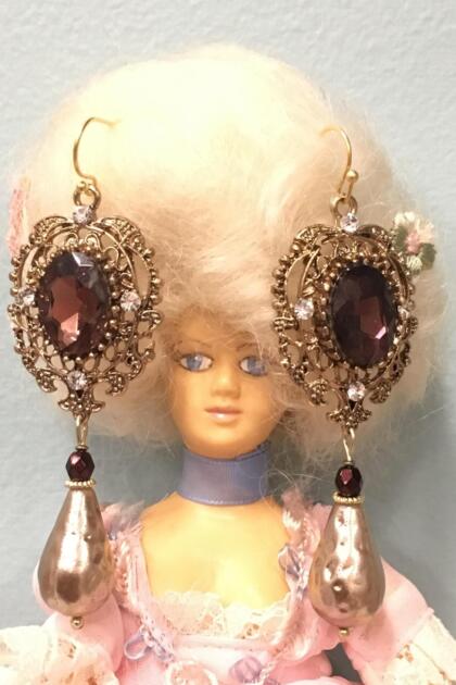 Sugar Plum Dangle Earrings