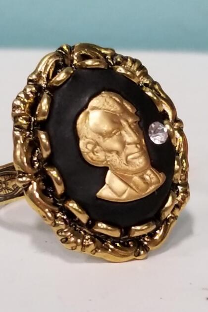Abraham Lincoln Cameo Ring
