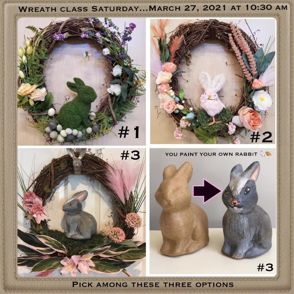 Spring Wreath CLASS 3.27.2021
